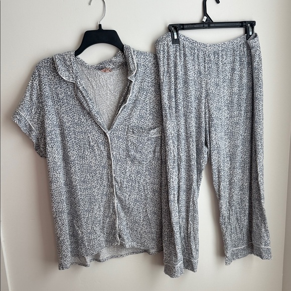 Eberjey Gisele TENCEL™ Modal Short Sleeve Cropped PJ Set - Picture 1 of 5